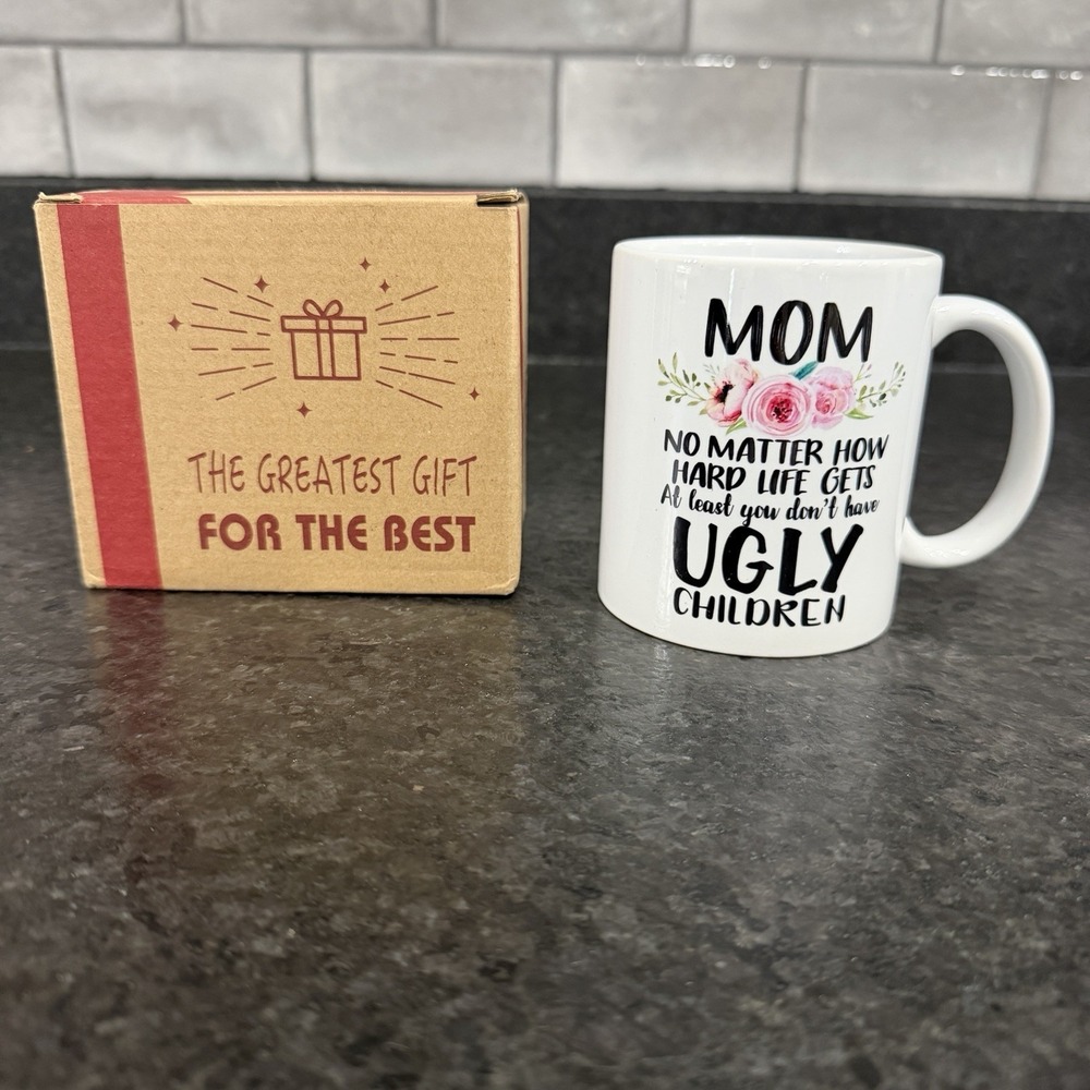 Coffee Mug For Mom, Funny, Novelty, Mother's Day, 12 Fluid Ounces, New In Box